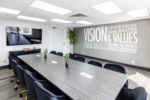 The conference room at Beachwood Post-Acute and Rehab